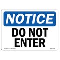 Signmission Safety Sign, OSHA Notice, 18" Height, 24" Width, Do Not Enter Sign, Landscape OS-NS-D-1824-L-11216
